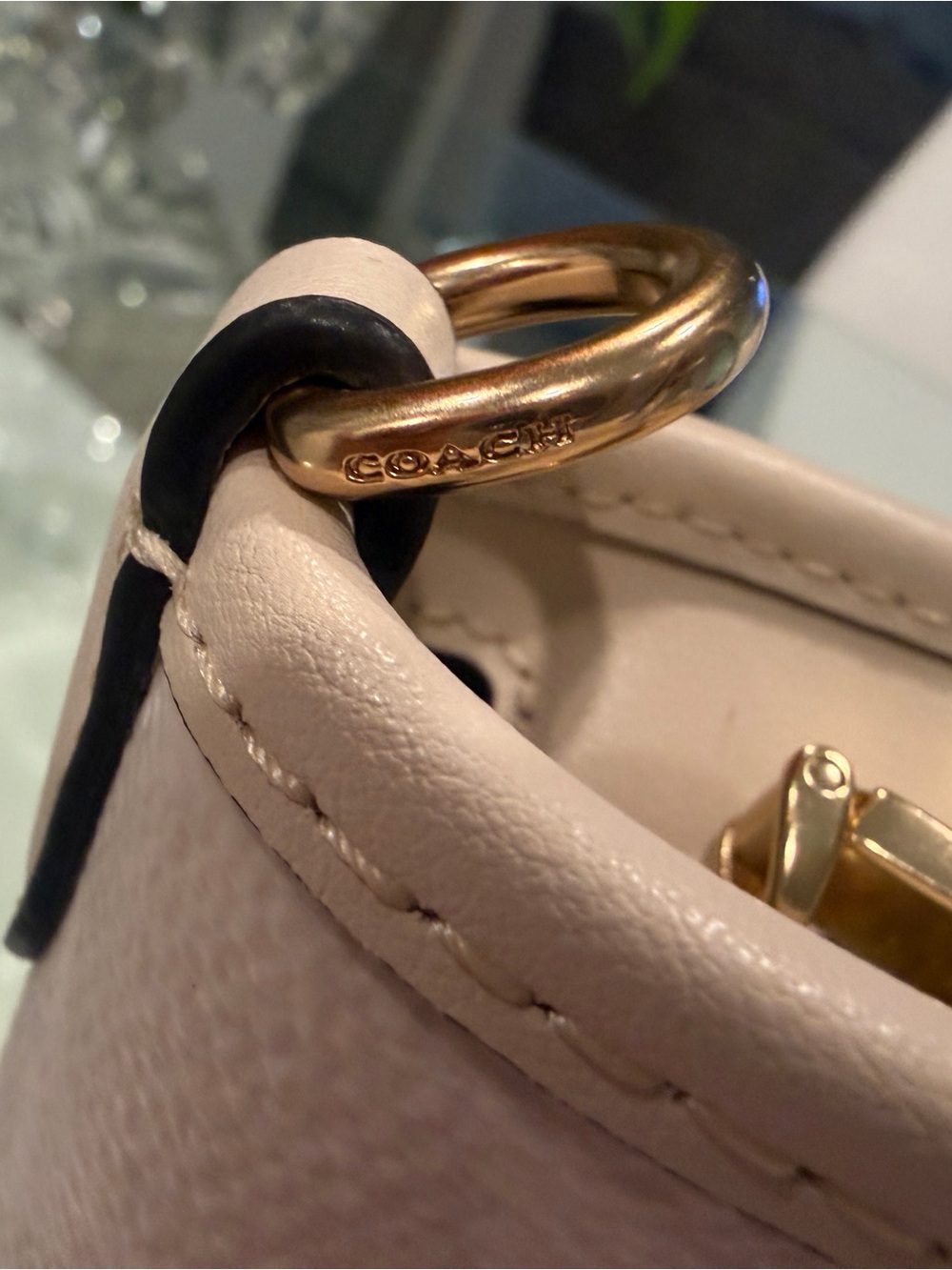 COACH Chalk Signature Mini Tote Bag - Picture 9 of 11